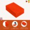 FabricLA Acrylic Felt Sheets for Crafts - Precut 9" X 12" Inches (20 cm X 30 cm) Felt Squares - Use Felt Fabric Craft Sheets for DIY, Costume, and Decoration | Neon Orange - 10 Pieces